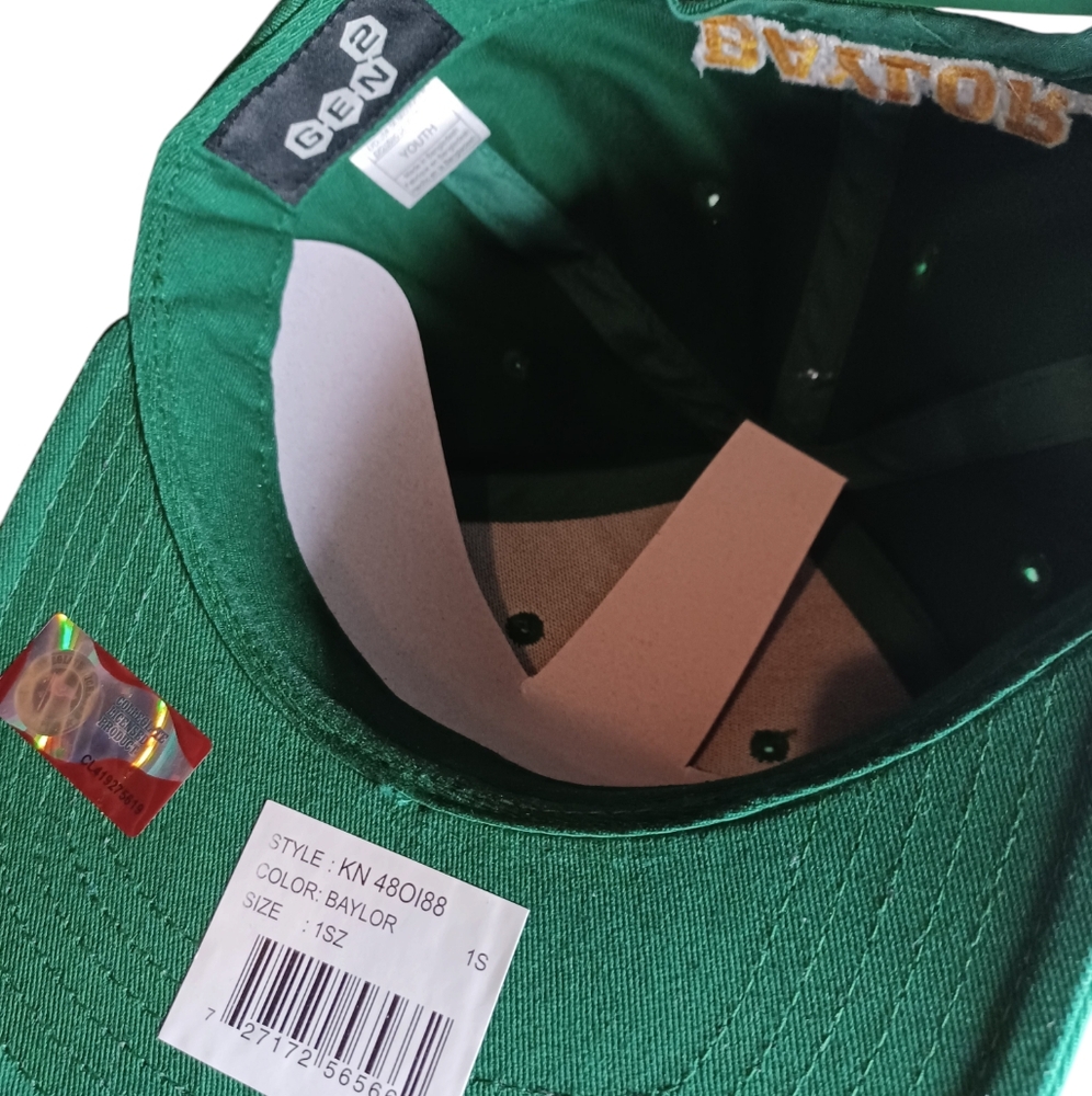 NWT Gen2 Youth Baylor Snap Back Hat - Picture 4 of 4